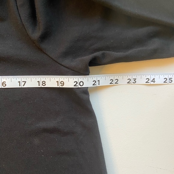 Bryn Walker Tunic Top Black L Modal Blend Lagenlook Boho Minimalist Layering - Picture 7 of 8